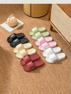 Men's Non-Slip Slippers for Women Summer New Indoor Home Soft Bottom Middle-Aged and Elderly Couples Bathroom Bathing Slippers for Men
