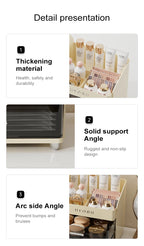 Cosmetics storage box Home dressing table advanced sense large capacity lipstick skin care multifunctional points Shelf