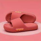 Women's Soft Slippers Thick-Soled Anti-Slip Indoor Outdoor Home Bathroom Relaxing Comfortable Cushioned Sandals，slippers woman
