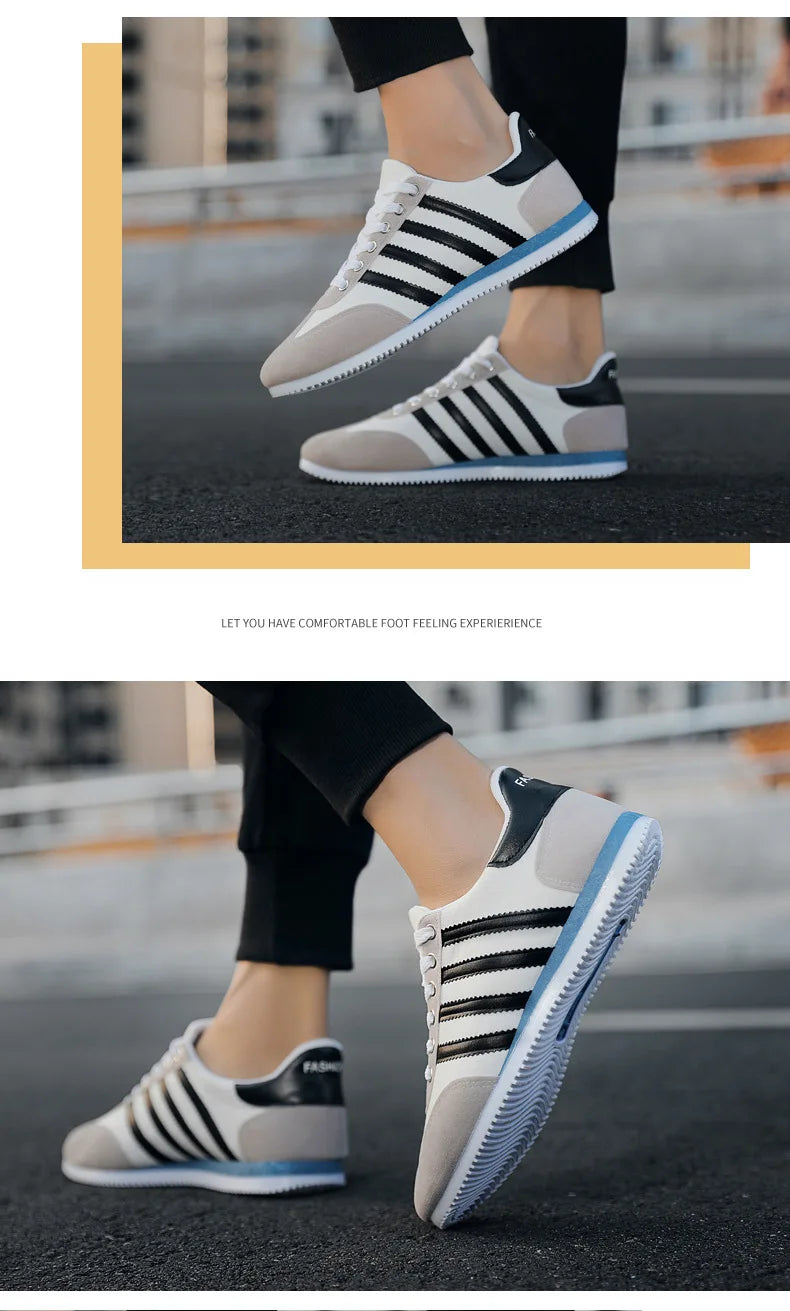 Men's Shoes Trend Casual Shoes for Men Breathable Flat Shoes Outdoor Fitness Free Sports Male Shoes Comfortable Vulcanized Shoes