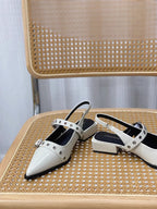 Sandals for Women Pointed Toe Daily Woman Shoes With Low Heels Summer 2024 Comfortable Trending Anti Slip Hot The Best Or Trend