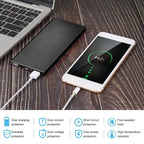 20000mAh 5V/2.1A Portable Power Bank Battery Pack for Heated Vest Jacket Pants Socks USB Power Bank for phone with Flashlight