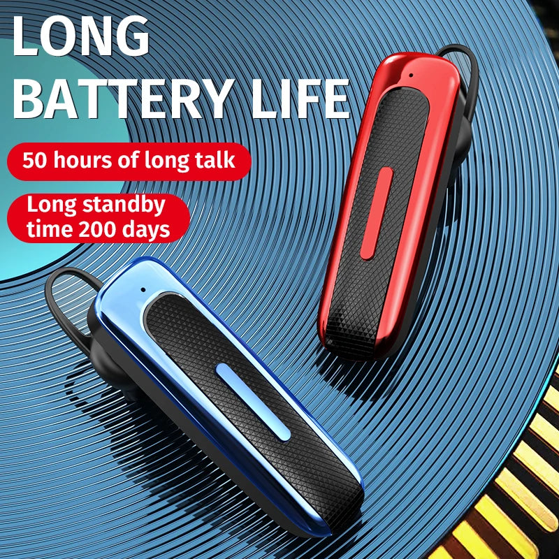 2023 Handsfree Business Bluetooth Headphone Wireless Earphone Stereo Ear Hook Headset For Driving Traveling Working Wholesale