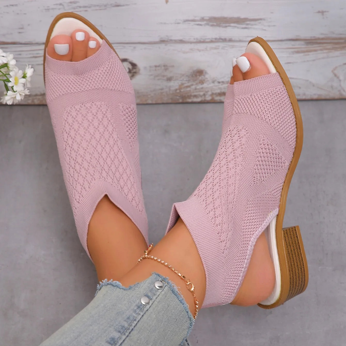 Women Sandals 2024 New Summer Fashion Casual Comfortable Sandals Open Toe Lightweight Outdoor Sandals Women Shoes for Women