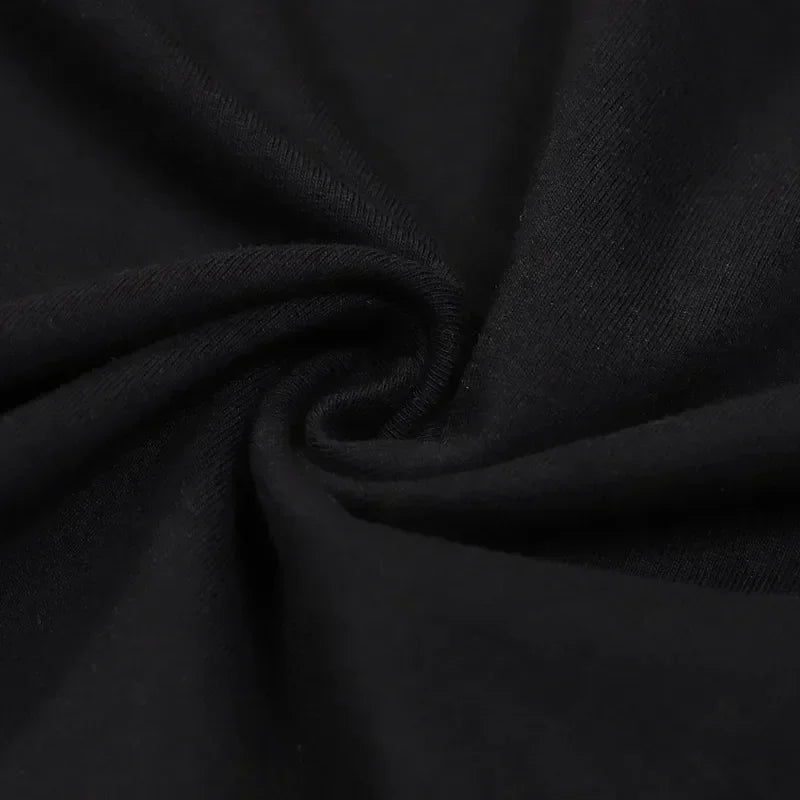 Women's Fun Stitching Pattern T Shirt Touch Me and I'll Bite You Designed Soft Oversized Casual Fit for Spring Summer Fall Shirt