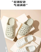 Womens House Slippers Casual Garden Clogs Outdoor Wide Toe Shoe for Ladies Men Sandalia Non Slip Indoor Outdoor Shoes