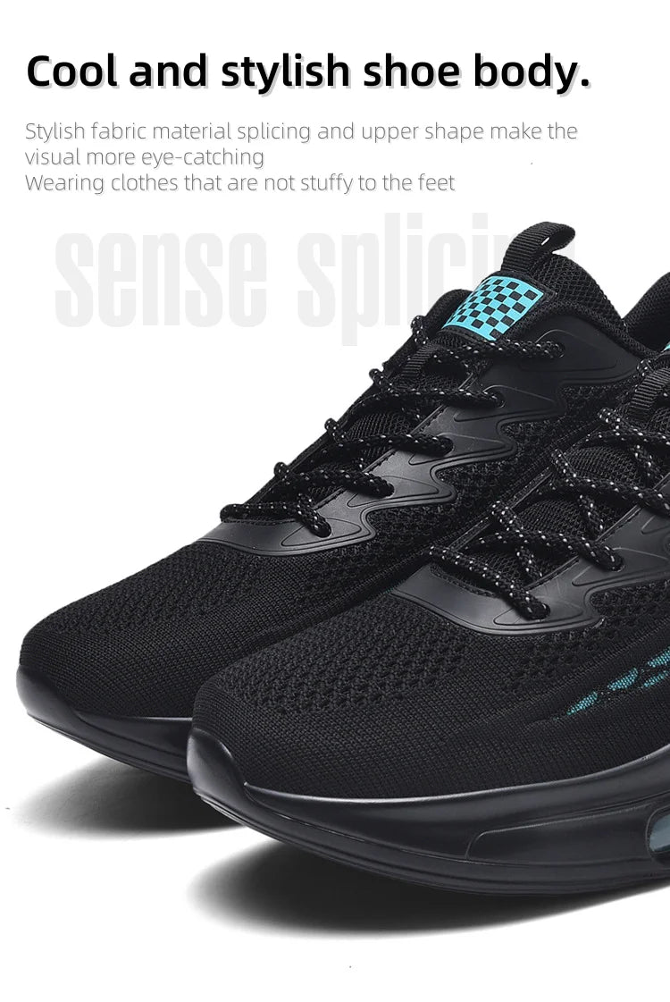 Men's casual sports shoes, men's running shoes, air cushion, men's spring and autumn new fashion, breathable soft soles