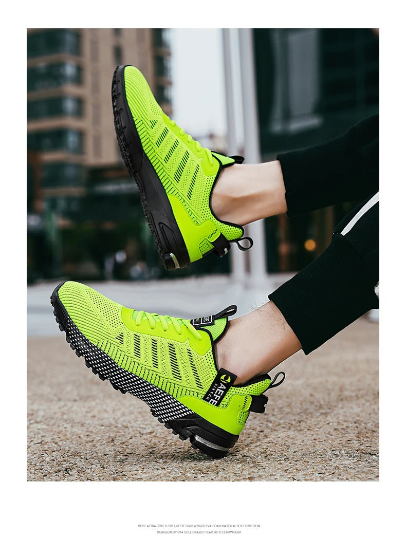 New Men Running Shoes Breathable Outdoor Sports Shoes Lightweight Sneakers for Men Comfortable Athletic Training Footwear