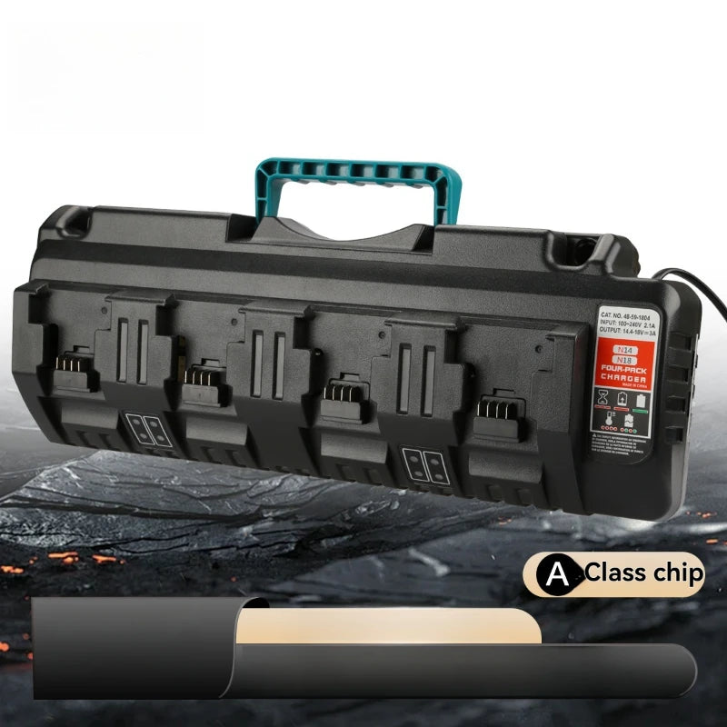 Four Port Battery Charger 3a Charging Current Replacement Batterys Chargers