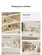 Cosmetics Storage Box Home Advanced Sense Dressing Table Desktop Capacity Multi-functional Skin Care Products Compartment Shelf