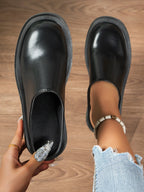 Platform Women Slippers Fashion Casual Autumn Mules Shoes 2025 New Trends Classical Sandals Elegant Walking Zapatillas De Mujer