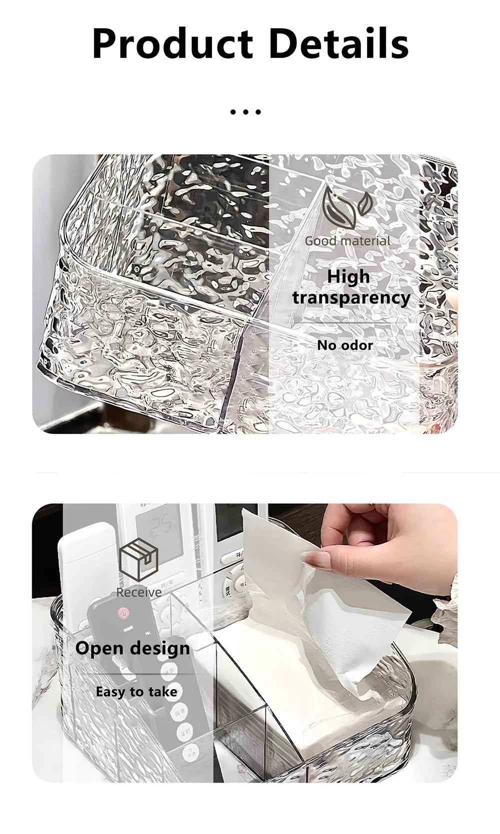 Cosmetic Organizer For Vanity Makeup Organizer Clear Acrylic Cosmetic Storage Box Perfume Holder Skincare Organiser For Lipstick