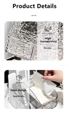 Cosmetic Organizer For Vanity Makeup Organizer Clear Acrylic Cosmetic Storage Box Perfume Holder Skincare Organiser For Lipstick