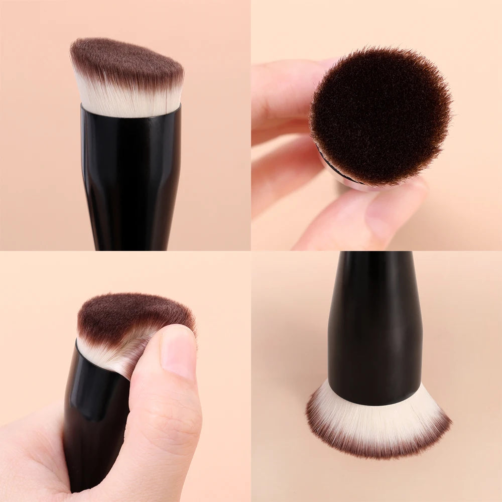 Makeup Brushes Foundation Concealer Angled Seamless Cover Synthetic Dark Circle Liquid Cream Cosmetics Contour Brush Beauty Tool