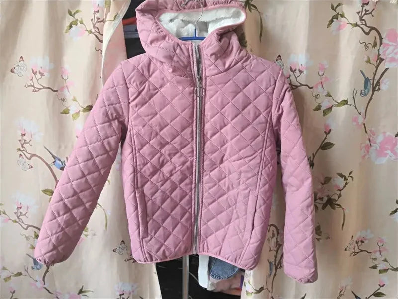 Winter Lambswool Coat 2025 Small Cotton-Padded Coat Women's Short Parkas Warm Cotton Jacket Joker Hooded Outwear Ladies Overwear