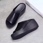Woman Slippers Summer Platform Ladies Wedges Peep Toe Slides Female Solid Women Casual Outdoor Shoes Women's