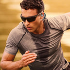 Wireless Handsfree Headset, LED Display Wireless Open Ear Headphones, HIFI Sound, Noise Reduction And 180 Degree Rotation