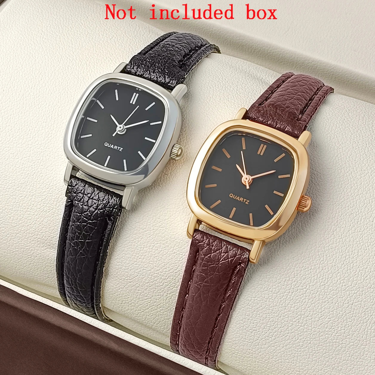 2Pcs Watches Women Couple Watch Quartz Wristwatch Women Pu Lether Watches Ladies Clock Festival Gift relogio feminino
