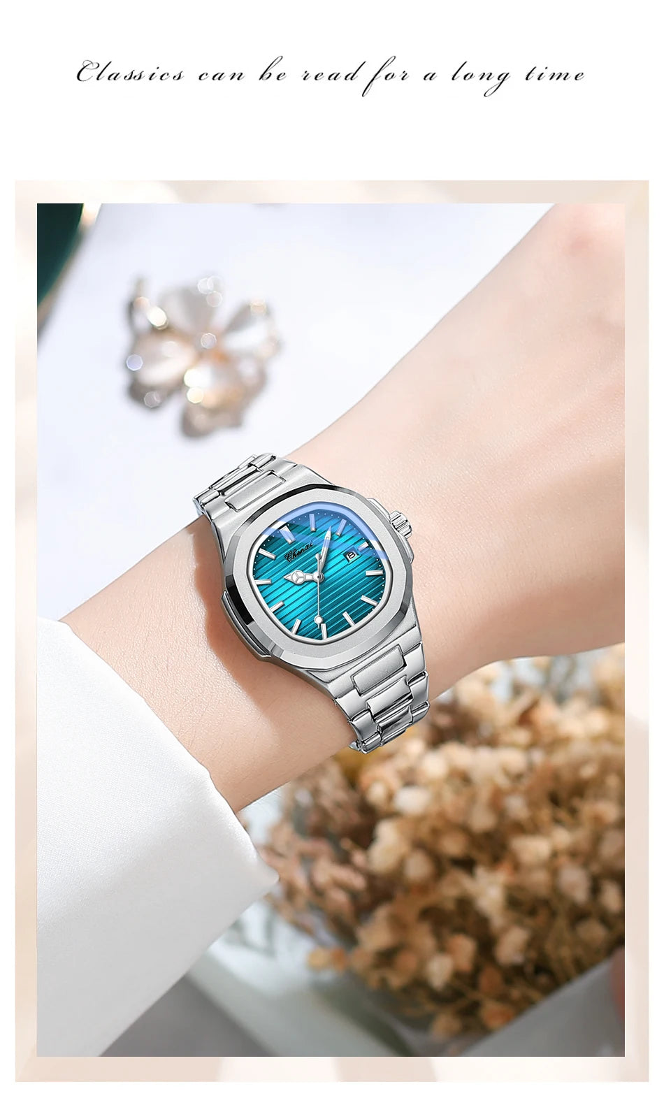 Fashion Couple Watches Men and Women Business Luxury Stainless Steel Quartz Wristwatch Waterproof Luminous Couple Watch Pair Set