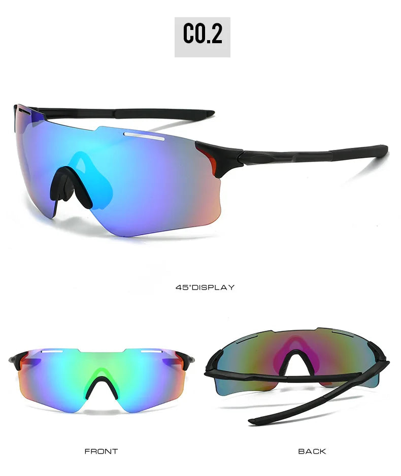 Cycling Sunglasses Men Women Sun Glasses For Mirror Lens Road Riding Bike Sport Glasses Fishing Running Eyewear UV400