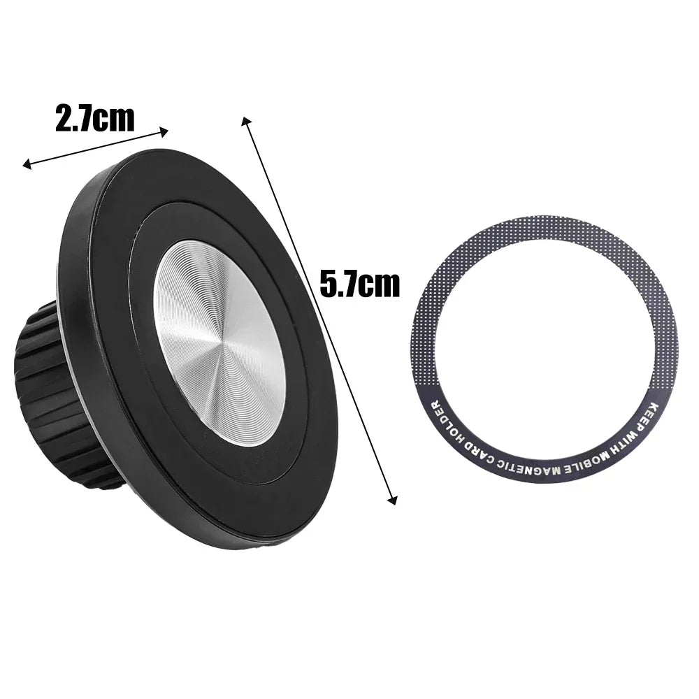 For MagSafe Car Mount Accessories Universal Magnetic Car Phone Holder Parts Suitable for 17mm Ball Head Base Magnet Brackets