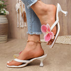 Women's Slippers Casual Fashionable  High Quality Shoes for Women Shallow Women Sandals Elegant Flowers Design Women's Slippers
