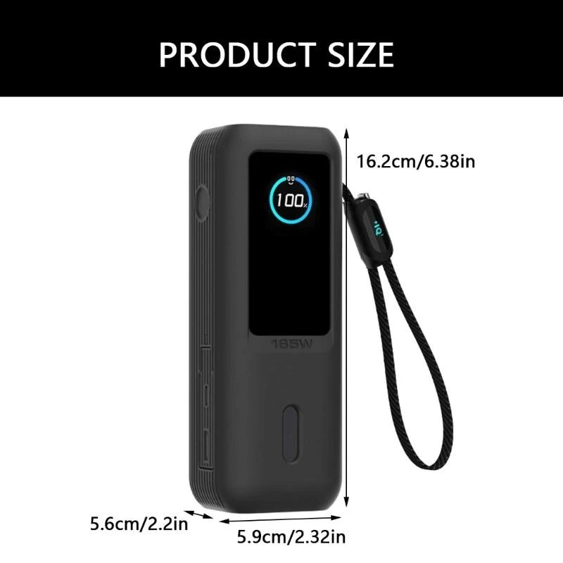 462B Portable Travel Case Storage Bag for 165W Power Banks Protections