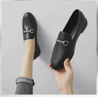 Womens Shoes Flats Loafers Ladies Fashion Leather Brand Sneakers Womens Designer Flat Ladies Shoes Woman Luxury Female Footwear