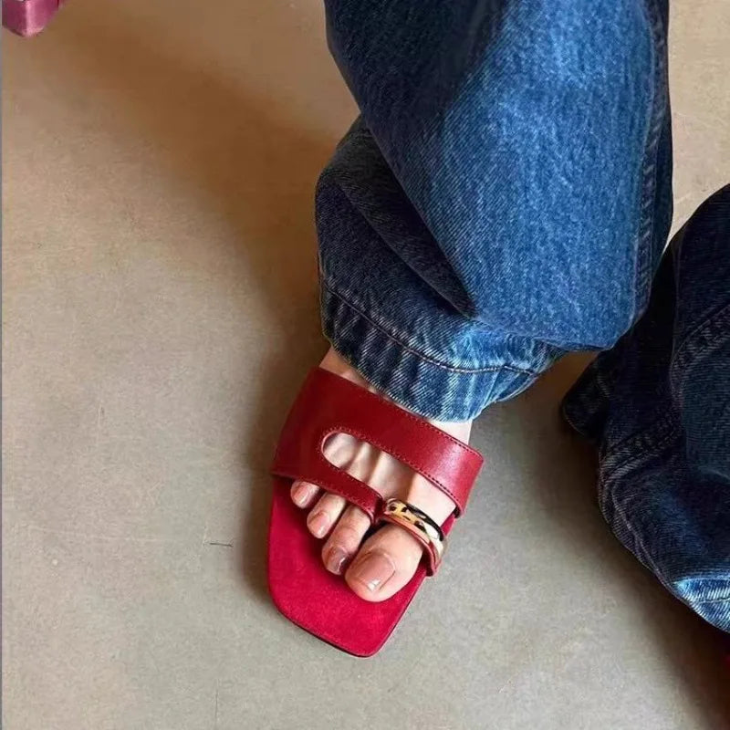 Women Slippers Casual Anti-slip Designer Slippers Comfortable Outdoor Sandals Fashion Elegant Flat Shoes Summer New Slides Women