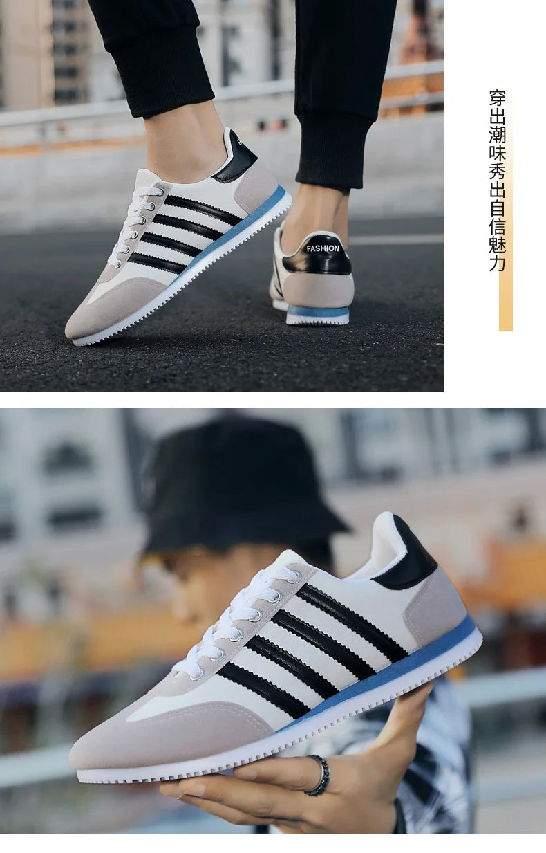 Men's Shoes Trend Casual Shoes for Men Breathable Flat Shoes Outdoor Fitness Free Sports Male Shoes Comfortable Vulcanized Shoes