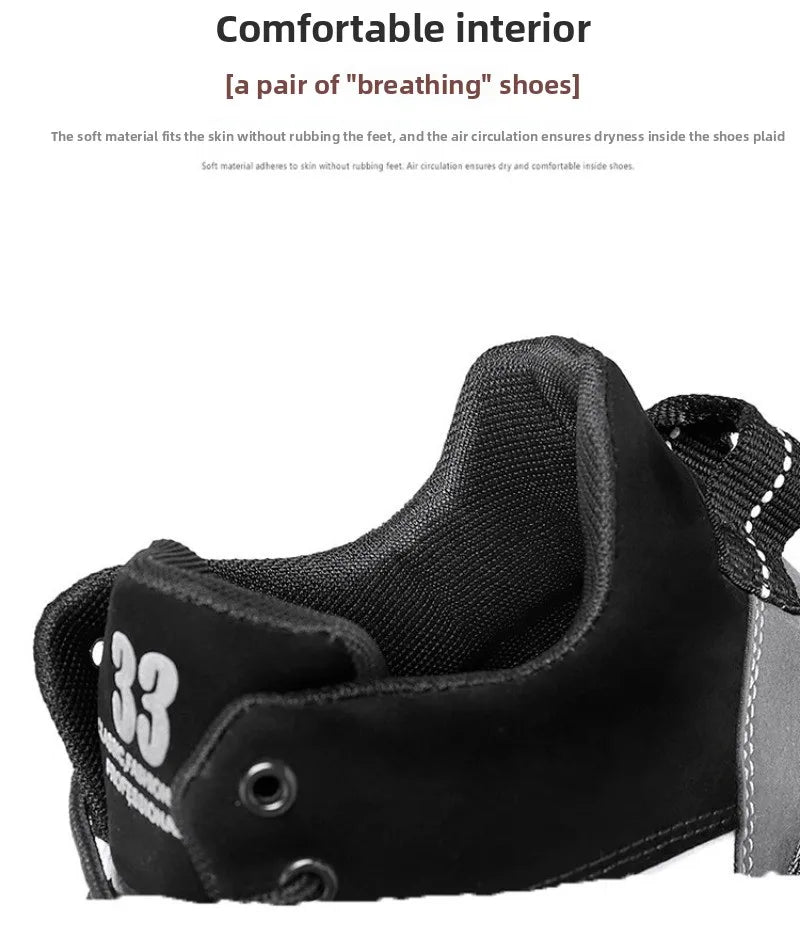 Shoes for Men Fashion High Quality Leather High-top Platform Mens Shoes Outdoor Tooling Comfort Leisure Ankle Boots Botas Hombre