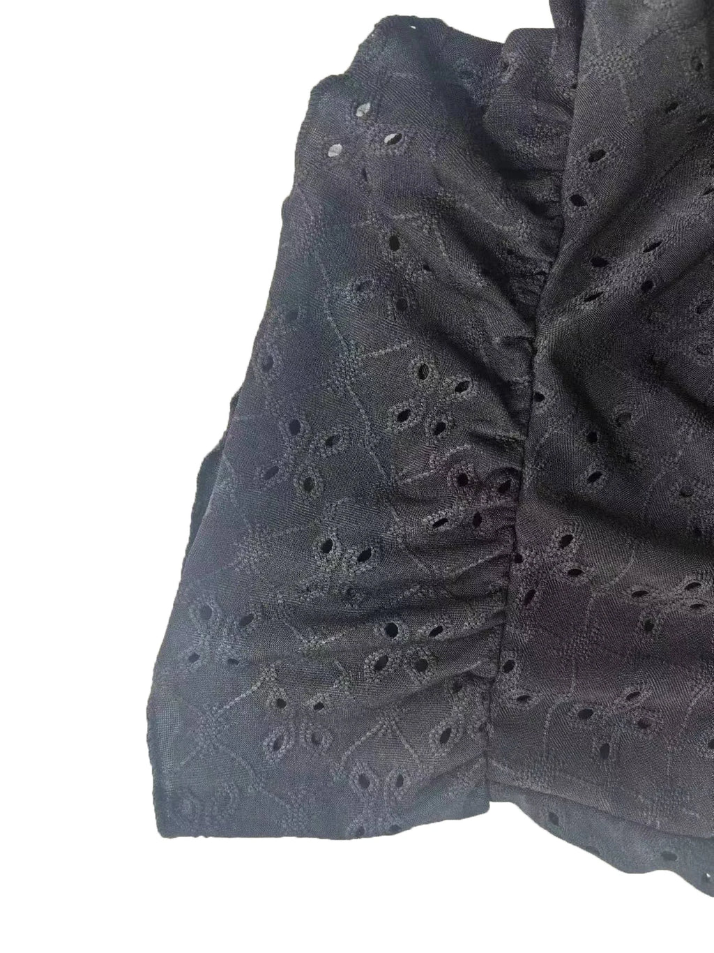 Women's elegant white crochet top