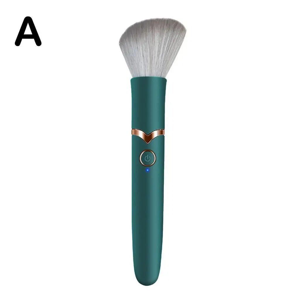 Electric Cosmetic Brush Foundation Blush Loose Powder Brush Tools Multifunctional Vibration Rechargeable Facial Makeup Brushes