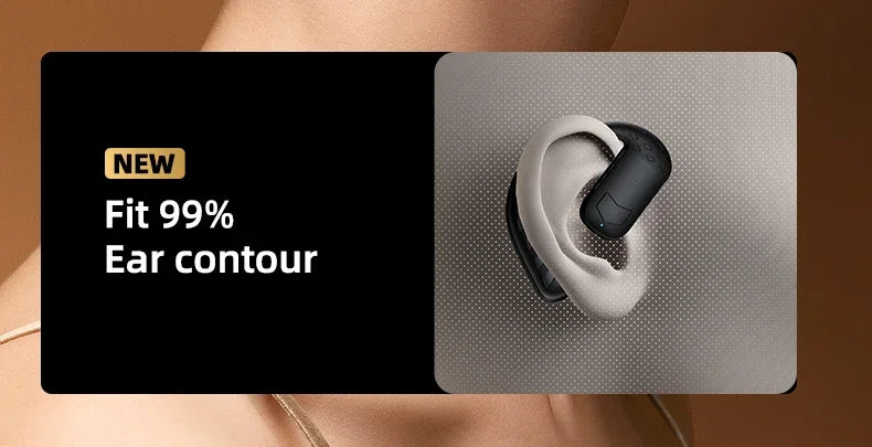 Handsfree Headset Bluetooth Noise Canceling Sports Waterproof Compatible HiFi Stereo Ear Hook Wireless Single Earphone Driving