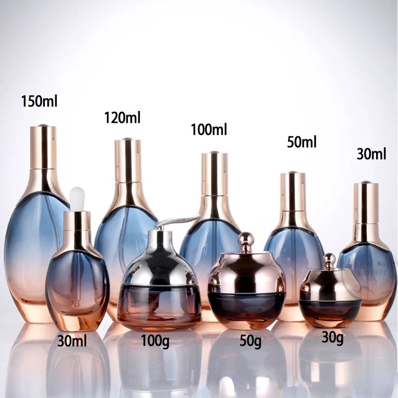 High-grade Cosmetics Packaging Lotion Bottle Spray bottle Face / Eye Cream Jar Travel Set Refillable bottle Container