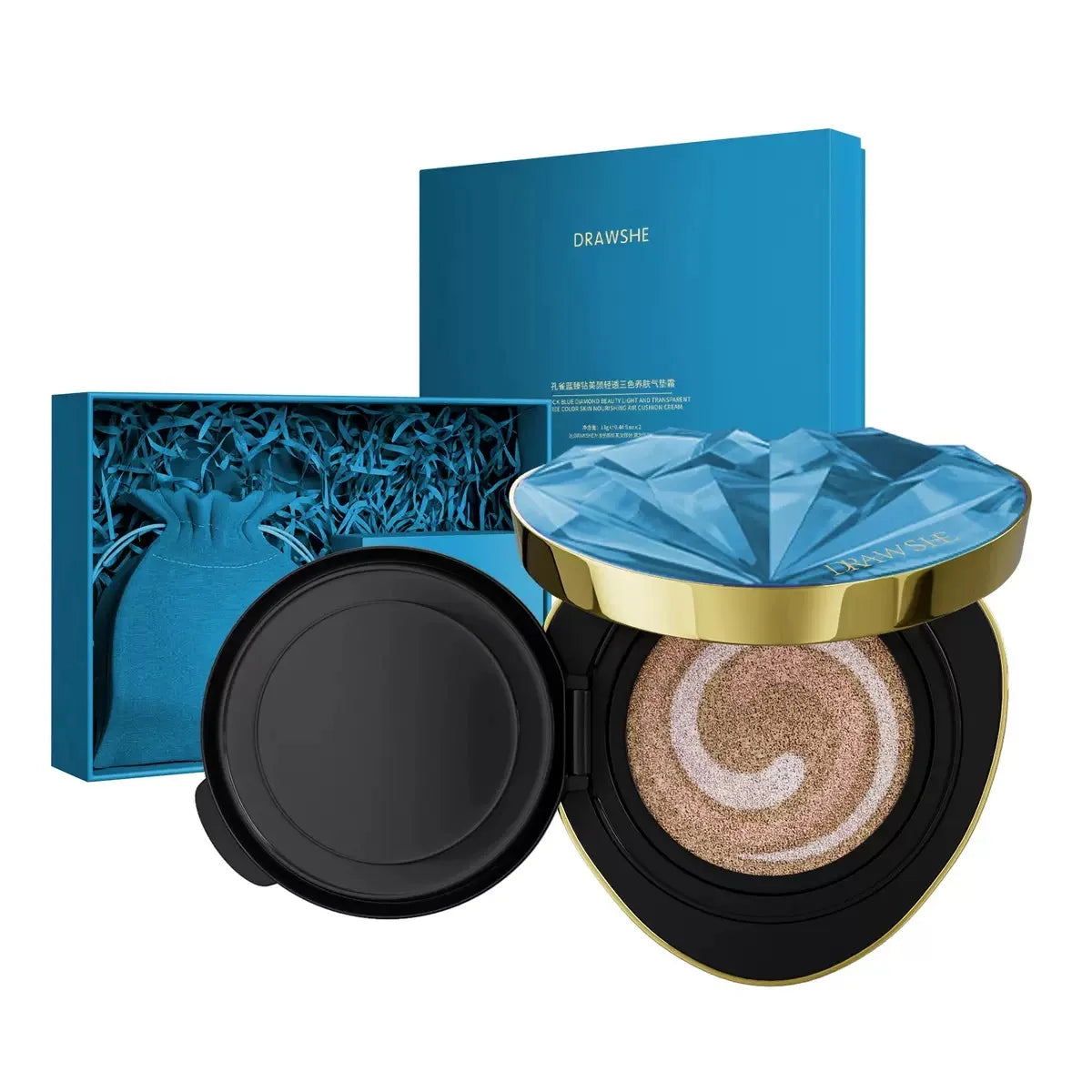 Korean Cosmetics Cushion Foundation Base Air Cushion BB CC Cream 3 in 1 Nourishing Concealer Makeup Set