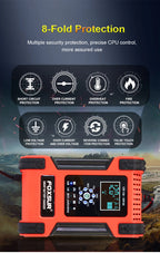 Car Battery Chargers 12A Large Power Full Automatic Smart Battery Chargers 12V 24V Battery Desulfator for Car Truck