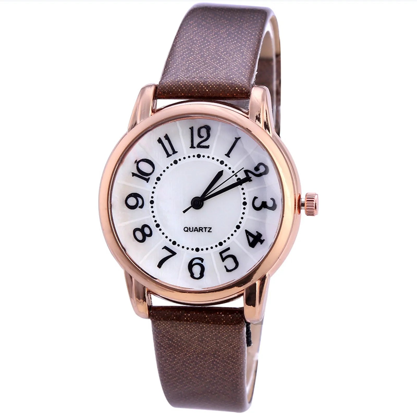 Women's Watch Quartz Dial Digital Watch Frosted Leather Strap Ladies And Girls' Watch Female Casual Ladies Watches женские часы