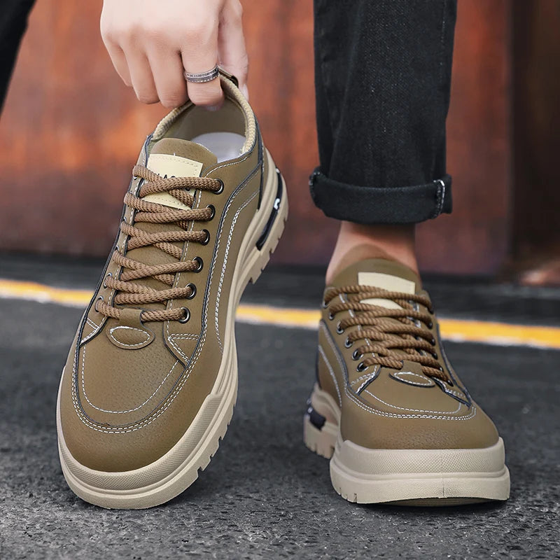 Men's shoes four seasons soft-soled non-slip casual shoes outdoor youth walking shoes fashion student sports shoes tooling shoes