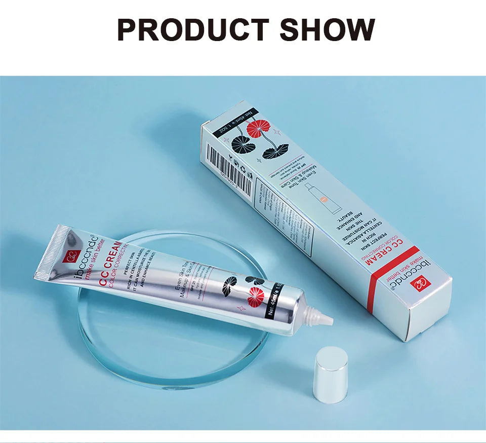 CC Cream for Face Concealer Makeup Foundation Concealer Full Coverage Cosmetics Base Female Cc Moisture erborian