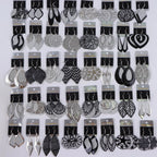 10Pairs/Lot Fashionable Women's Stainless Steel Earrings, Daily Jewelry Accessories Gifted To Friends, Randomly Shipped