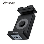 Accsoon accessories mobile phone holder supports Seemo, Seemo pro, Seemo 4K, with cold shoe interface and screw port
