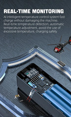 160W Power Bank 30000mah TFT Digital Display PD100W PD QC SCP PD80W+PD80W Laptop Phone Earphone Portable Two Way Fast Charging