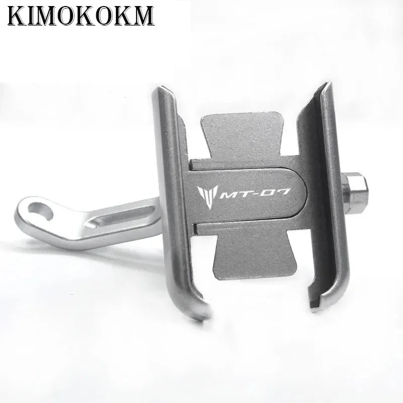 Motorcycle Universal Mobile Phone Holder Mount Bracket Aluminum MT07 Bracket Accessories For Honda Kawasaki Yamaha MT 07 mt07