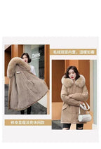 Winter Coat 2025 New Women's Thick Cotton Jacket Women's Medium long Korean version Fur collar Coat Female Warm Parka Overcoat