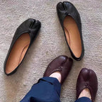 Women Flat Ballet Shoes Tabi Toe-shaped Single Flats Female Pig Hoof Leisure Shoes Soft Mocassins Femmes Casual Shoes Woman