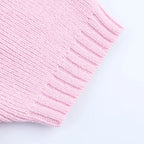 Women Bow Tie Coat Casual Knitted Cardigan Femmes Short Sleeve Women's Clothing Knitwear Outerwears 2142007