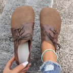 Woman Flats Shoes Loafers Fashion Casual Sports Sneakers Trend Brand Women's Fashion Dress Shoes New Lace Up Femme Zapatos