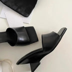 High Heels Women's Slippers Designer Heeled Sandals Woman Shoes Summer 2025 Elegant Pumps Flip Flops Slides Sandalias De Mujer