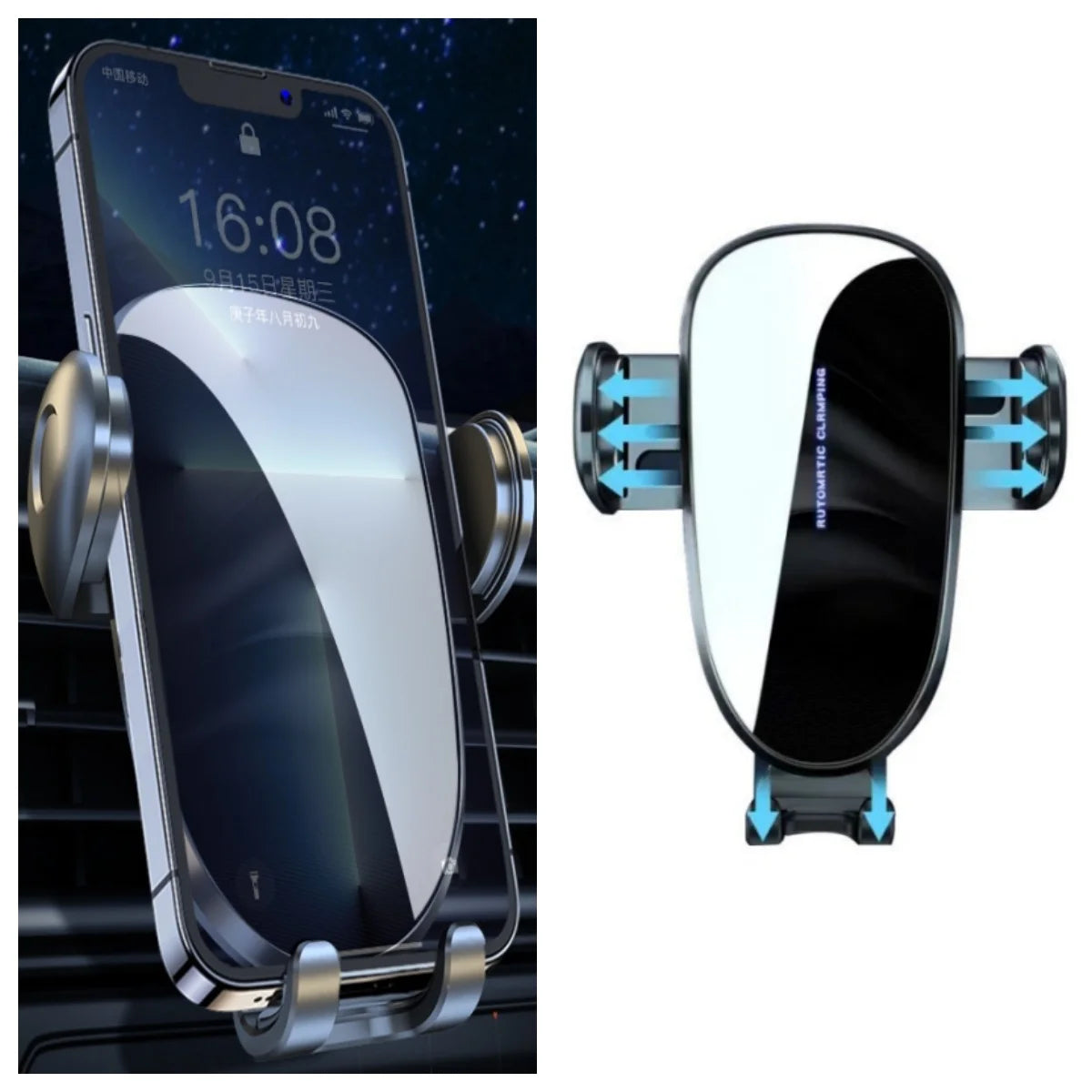 Car Mobile  Phone Holder For Audi A4L 2017-2019 Q5L 2018-2020 7" Screen Fixed Base Wireless Charging Phone Mount Car Accessories